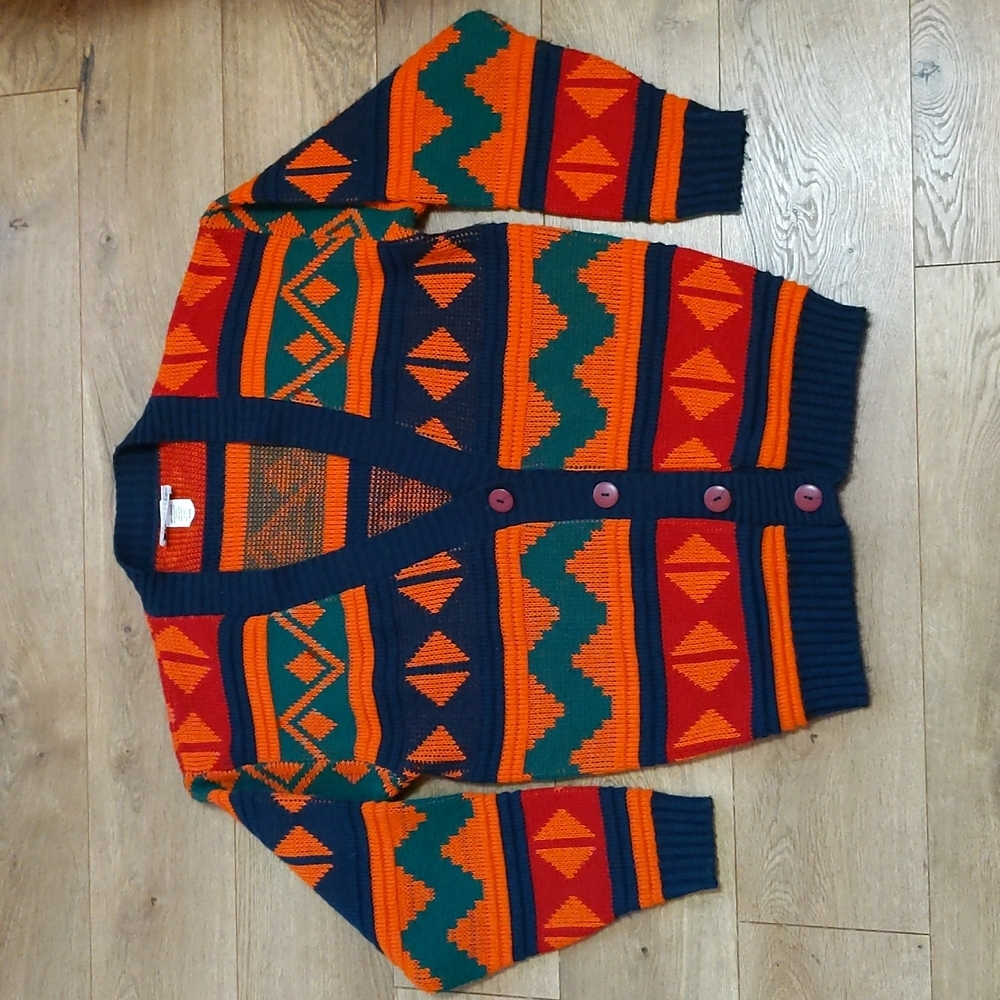 Vintage Cabin Creek Grandpa Fall Cardigan Medium